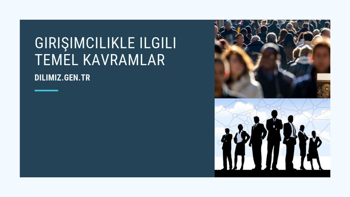 Girişimcilikle ilgili temel kavramlar