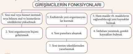 girişimcilerin fonksiyonları