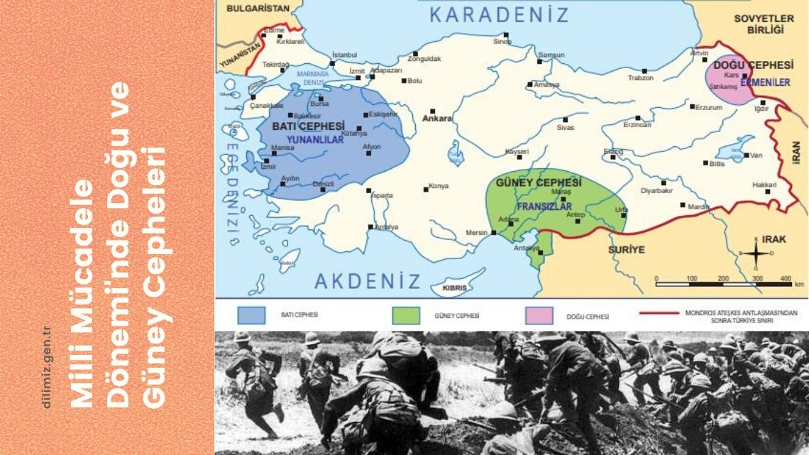 Milli Mücadele Dönemi'nde Doğu ve Güney Cepheleri