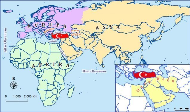 Türkiye’nin jeopolitik konumu